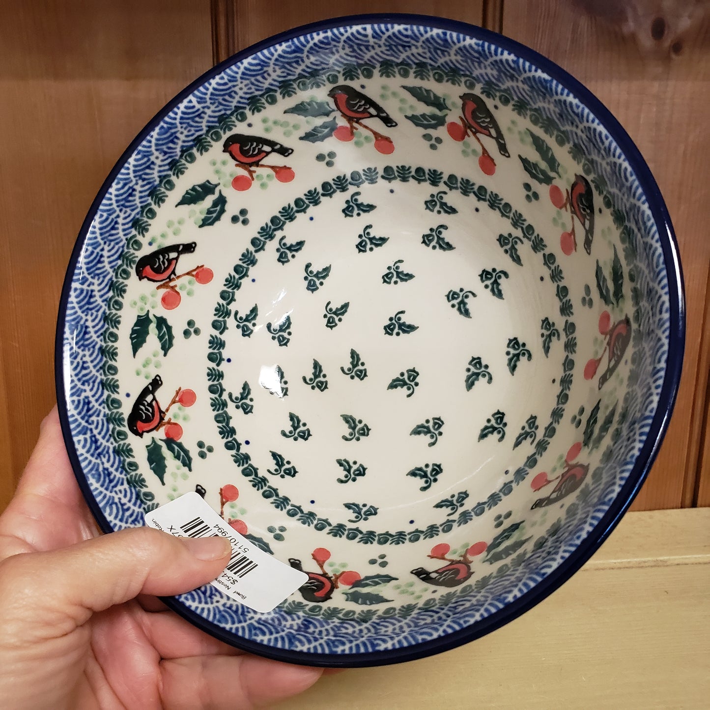 Bowl   Nesting   7.75" W  1257X ~ Red Robin  PF1024