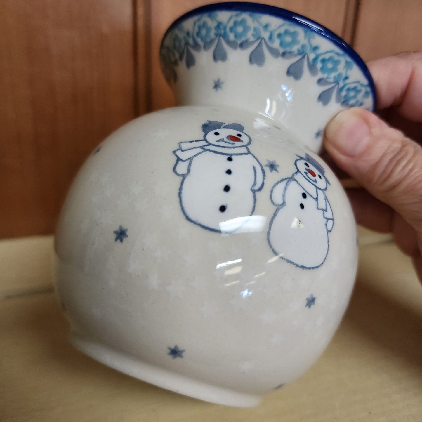 Vase   Bubble   4.25"  2793X ~ Frost & Flurry  PF1024 Snowman