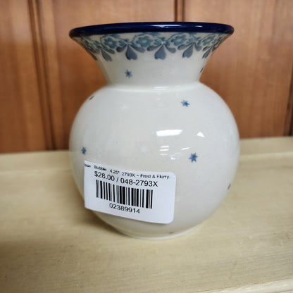 Vase   Bubble   4.25"  2793X ~ Frost & Flurry  PF1024 Snowman