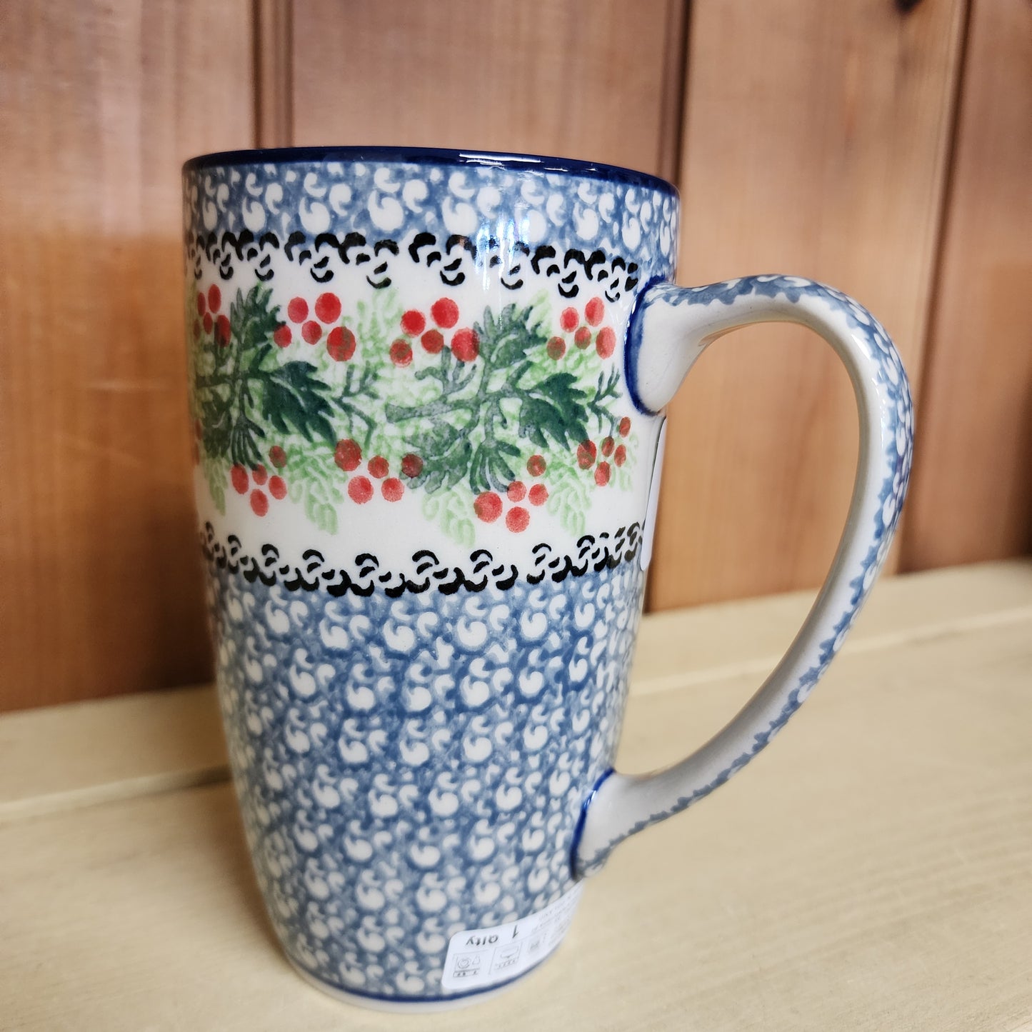 Tall Mug    1734X ~ Holly Berry  PF1024