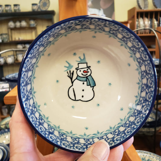 Bowl   Ice Cream   4.5"  2798X ~ Jack Frost  PF1024 Snowman