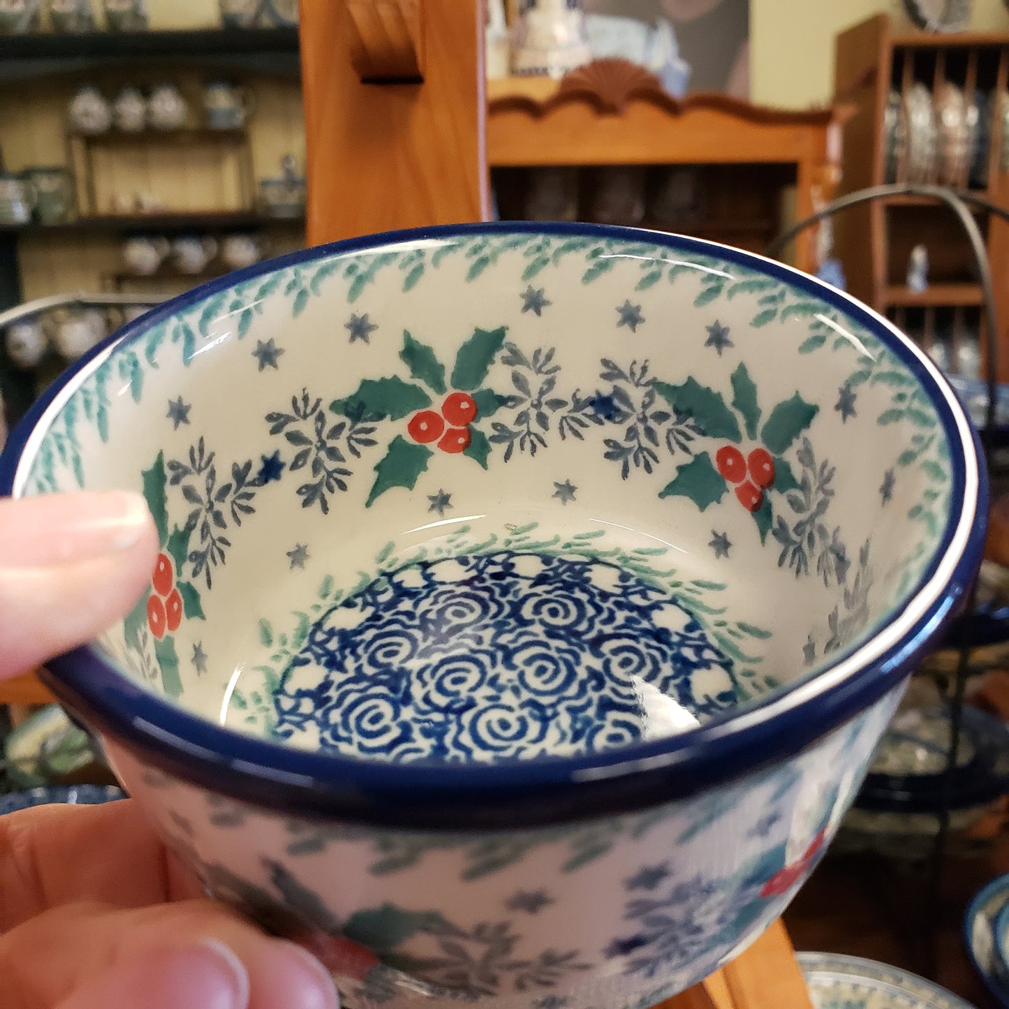 Bowl   Ramekin   3.75"  2973X ~ Winter Holly  PF1024