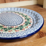 Platter   Oval   10' X 14.5"  1734X ~ Holly Berry  PF1024