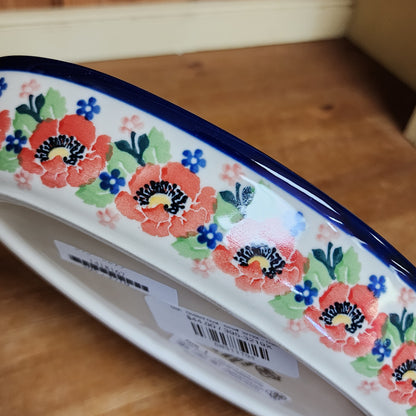 Dish   Divided Oval   Small  3219X ~ Danish Garden  PF1024