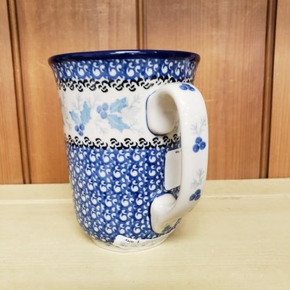 Mug   Bistro   16 oz.  2984X ~ Blue Holly Ring  PF1024