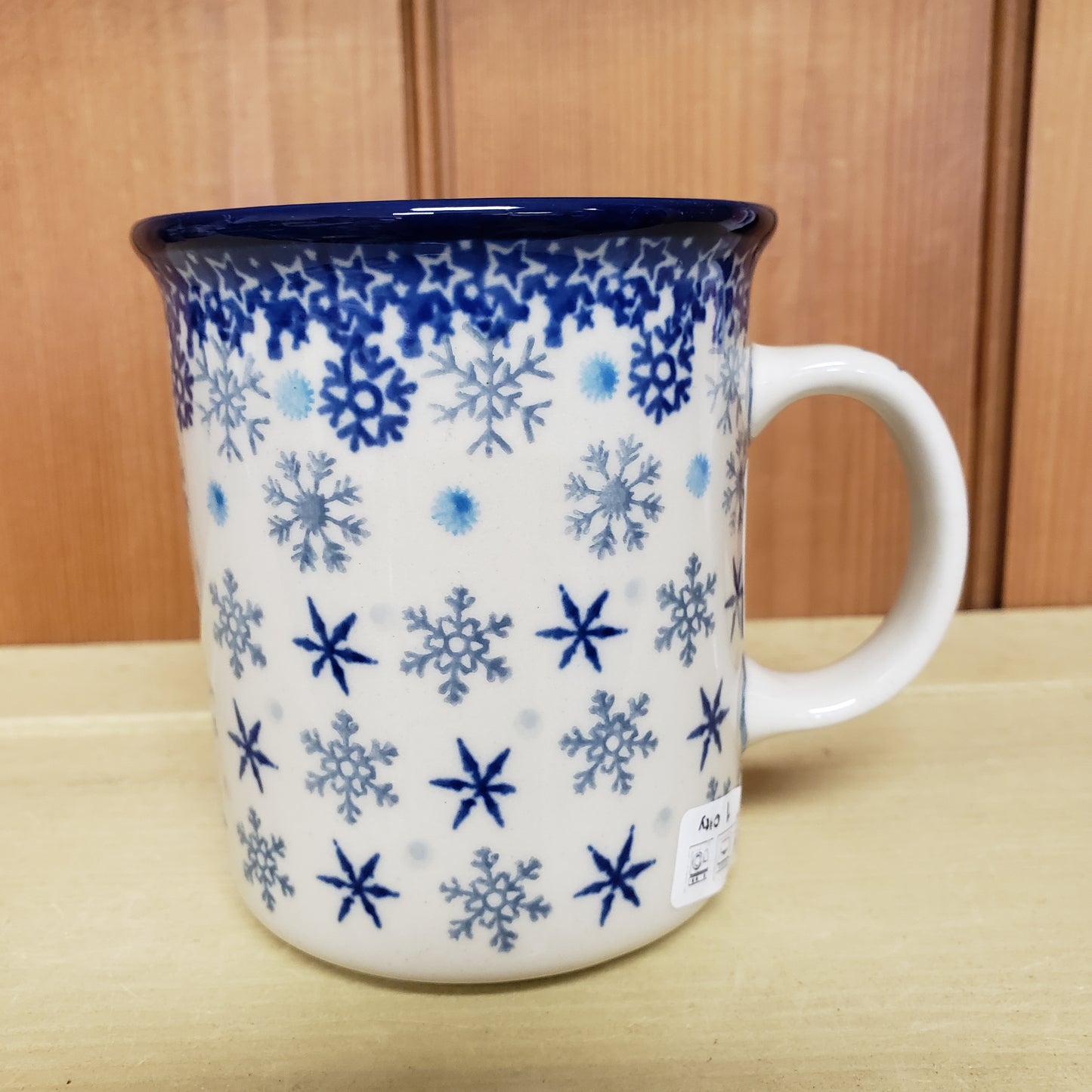 Mug   Straight Side   8 oz  2974X ~ Silver Snow  PF1024