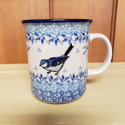 Mug   Straight Side   8 oz  2786X ~ Blue Finch  PF1024