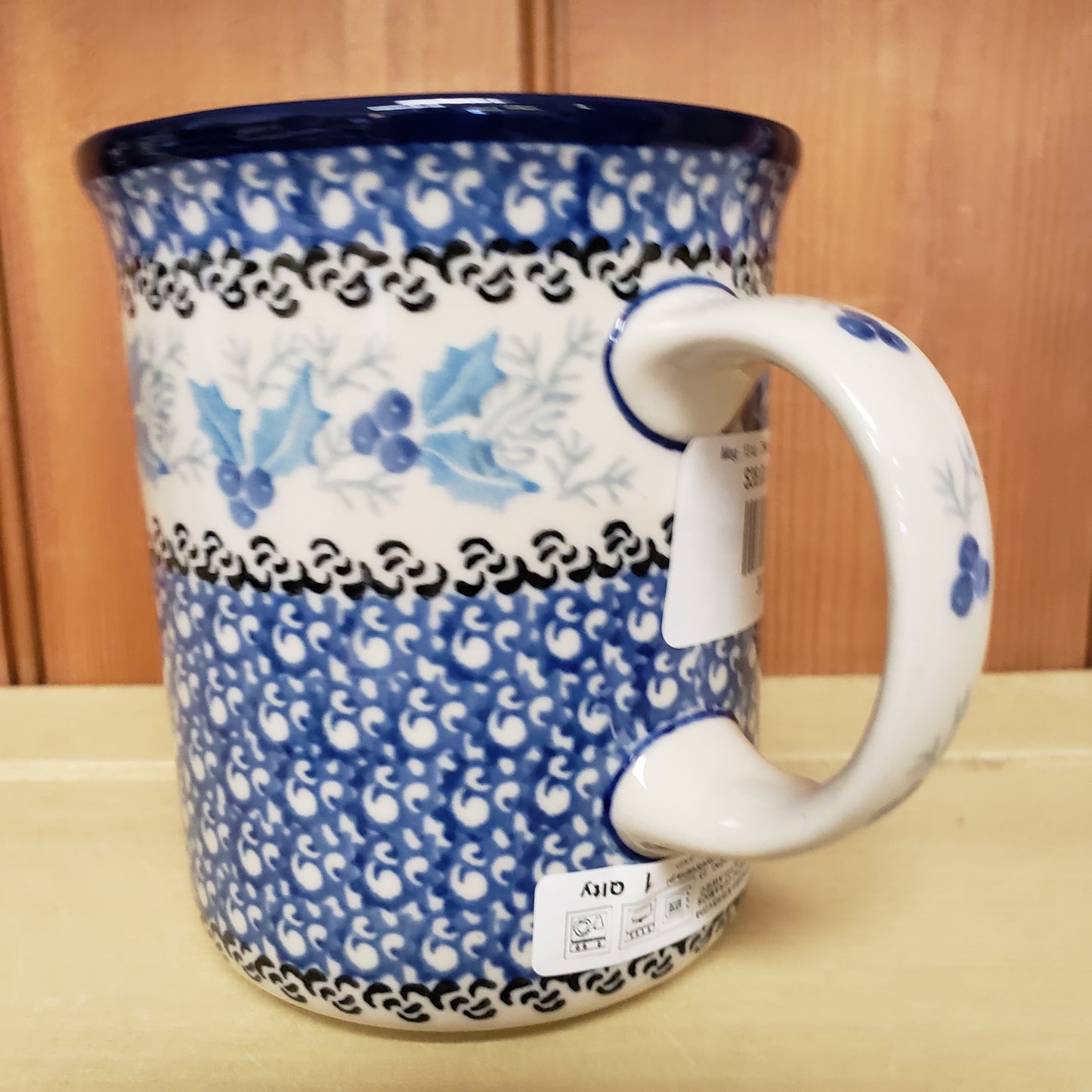 Mug   13 oz.   2984X ~ Blue Holly Ring  PF1024