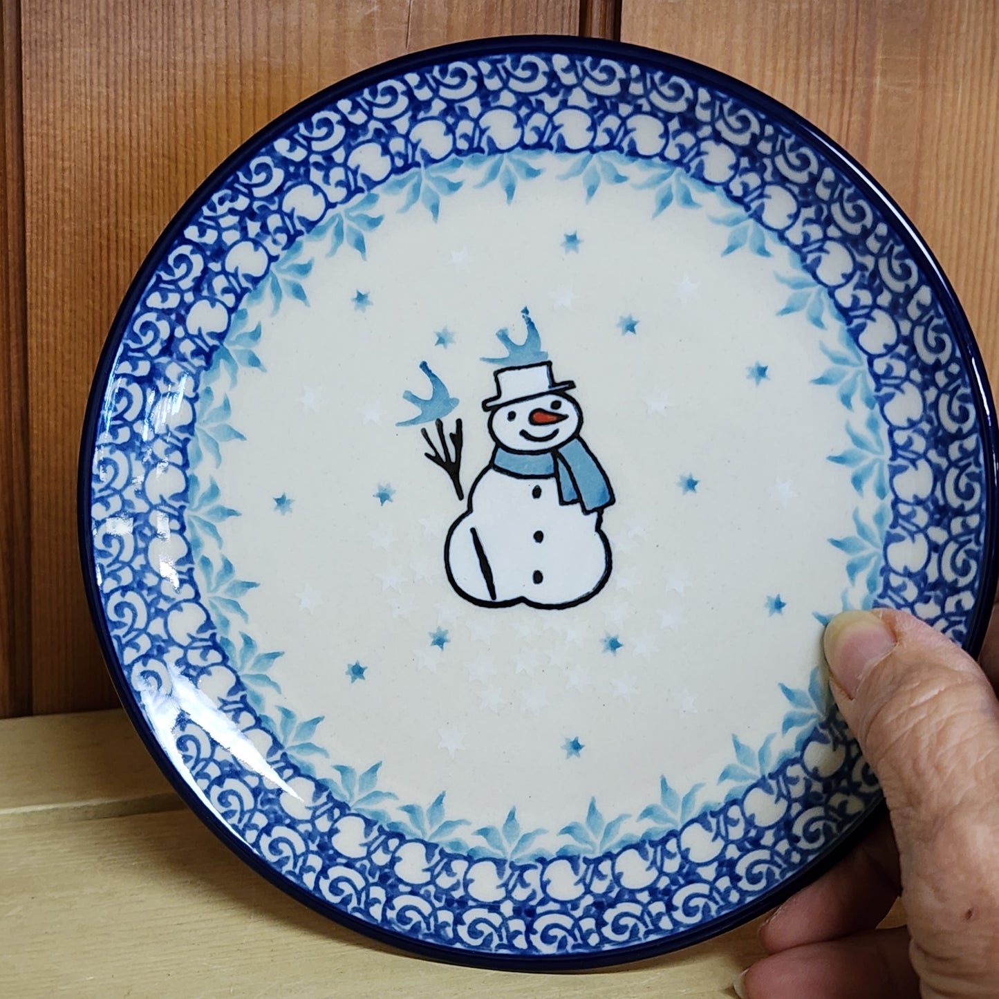 Plate   Bread & Butter   6.25"  2798X ~ Jack Frost  PF1024 Snowman tapas / appetizers