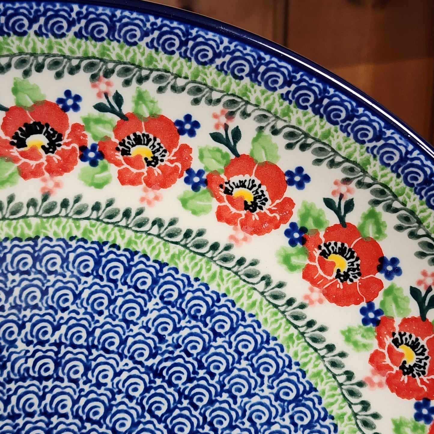 Platter   Round   12.5"  3219X ~ Danish Garden  PF1024