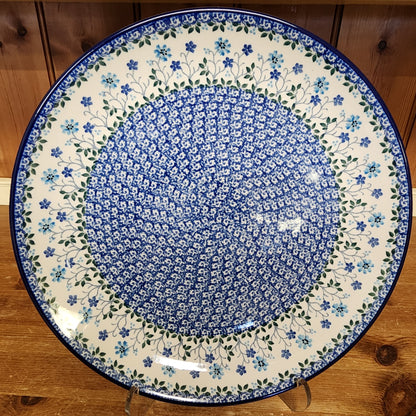 Platter   Round   12.5"  2785X ~ Georgia Blue  PF1024