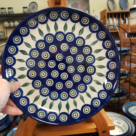 Plate   Rimmed   9"  0054X ~ Peacock  PF1024