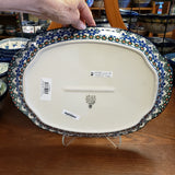 Platter   Oval   11.5" x 15.5"  854AX ~ Primrose  PF1024