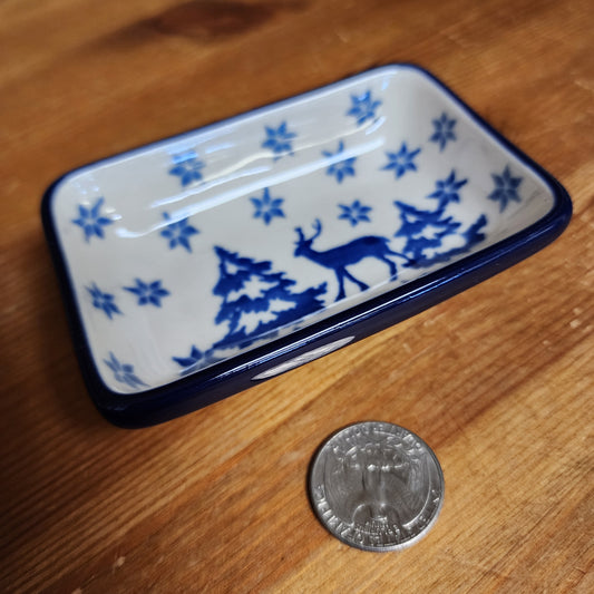 Bowl for Sushi Plate    1931X ~ Snowy Pines  PF1024