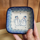 Bowl   Square Ramekin   3.75"  2793X ~ Frost & Flurry  PF1024 Snowman