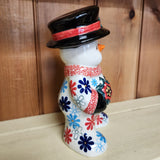 Snowman Red/Blue