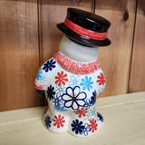 Snowman Red/Blue