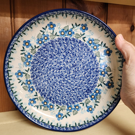 Plate   Rimmed   9"  2277X ~ Joyful Blue  PF1024