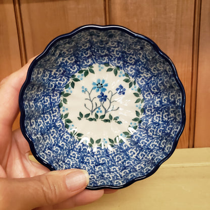 Bowl   Scalloped   4.5"  2785X ~ Georgia Blue  PF1024