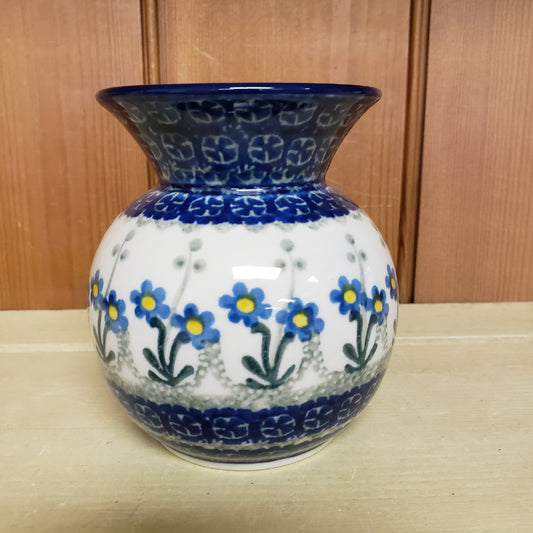 Vase   Bubble   4.25"  0614X ~ Blue Spring Daisy  PF1024