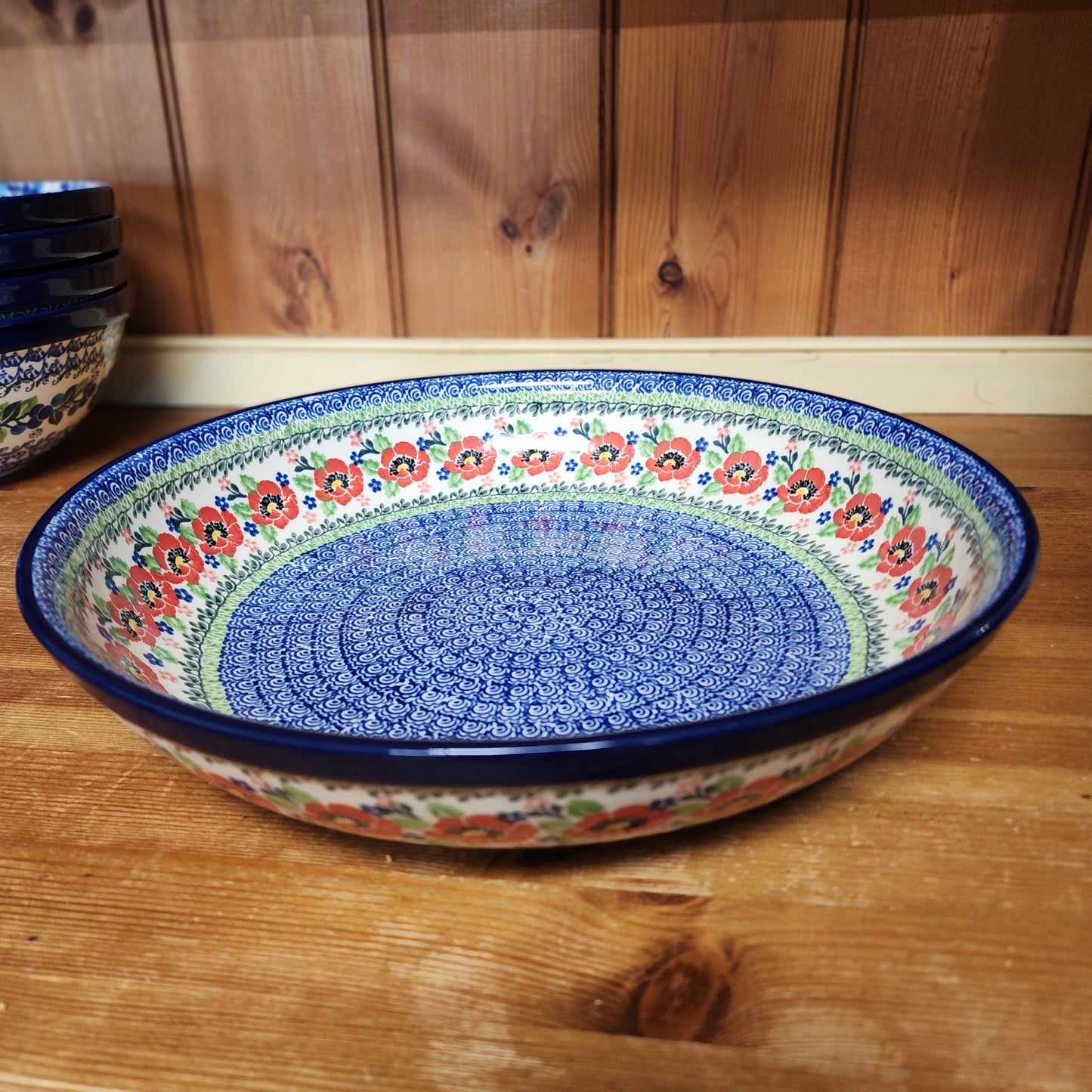 Bowl   Serving   12.75"W x 2.5"D  3219X ~ Danish Garden  PF1024