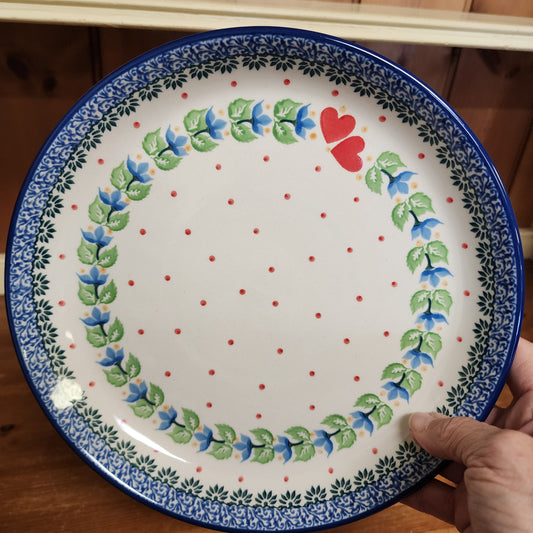 Plate   Rimmed   9"  2732X ~ Sweet Hearts  PF1024