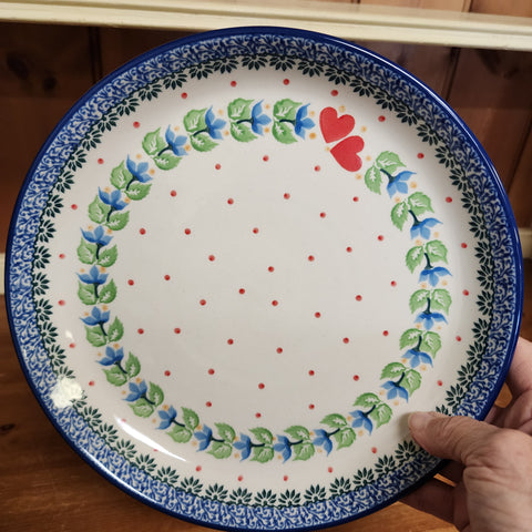 Plate   Rimmed   9"  2732X ~ Sweet Hearts  PF1024