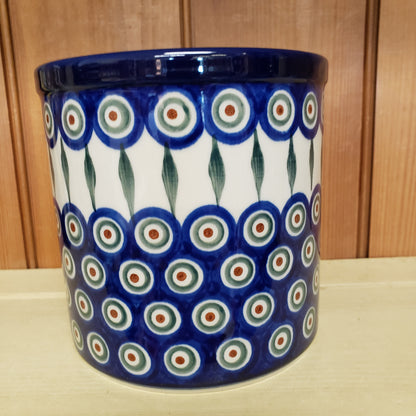 Utensil Holder   5.5"   0054X ~ Peacock  PF1024