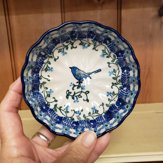 Bowl   Scalloped   4.5"  1932X ~ Song Bird  PF1024