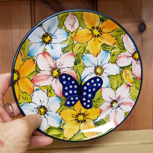 Plate ~ 7.5 Butterfly Moja dessert plate