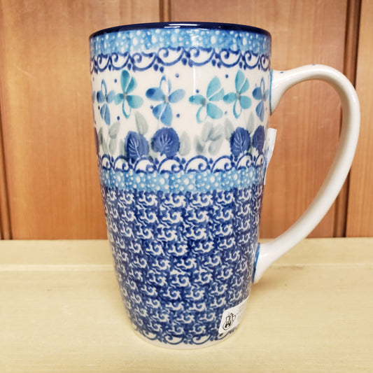 Tall Mug    2751X ~ Blue Orchids  PF1024