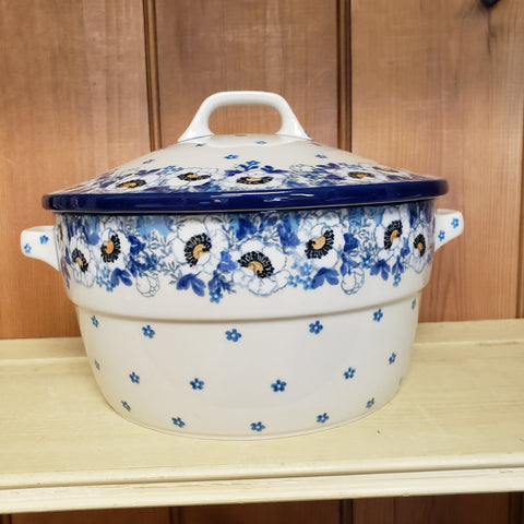 Covered Casserole (2 qt)    2222X ~ Snow Poppy