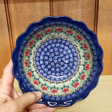 Bowl   Scalloped Edge   7"  1916X ~ Maraschino  PF1024