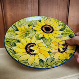 Plate ~ 7.5 Sunflower Moja dessert plate