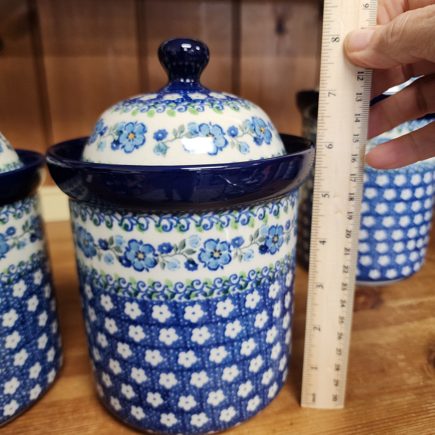 3 pc Calico canisters