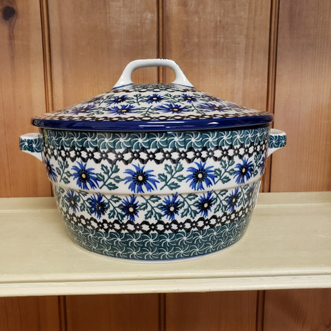 Covered Casserole (2 qt)    0976X ~ Blue Chicory  PF1024