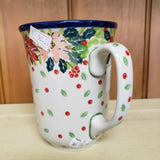 Mug ~ Bistro ~ 16 oz. 812-U5054 ~ U4 poinsettia