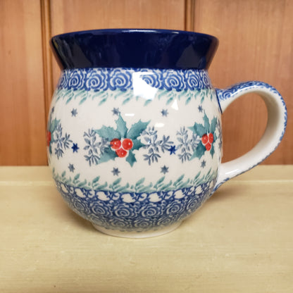 Mug   Bubble   16 oz.  2973X ~ Winter Holly  PF1024