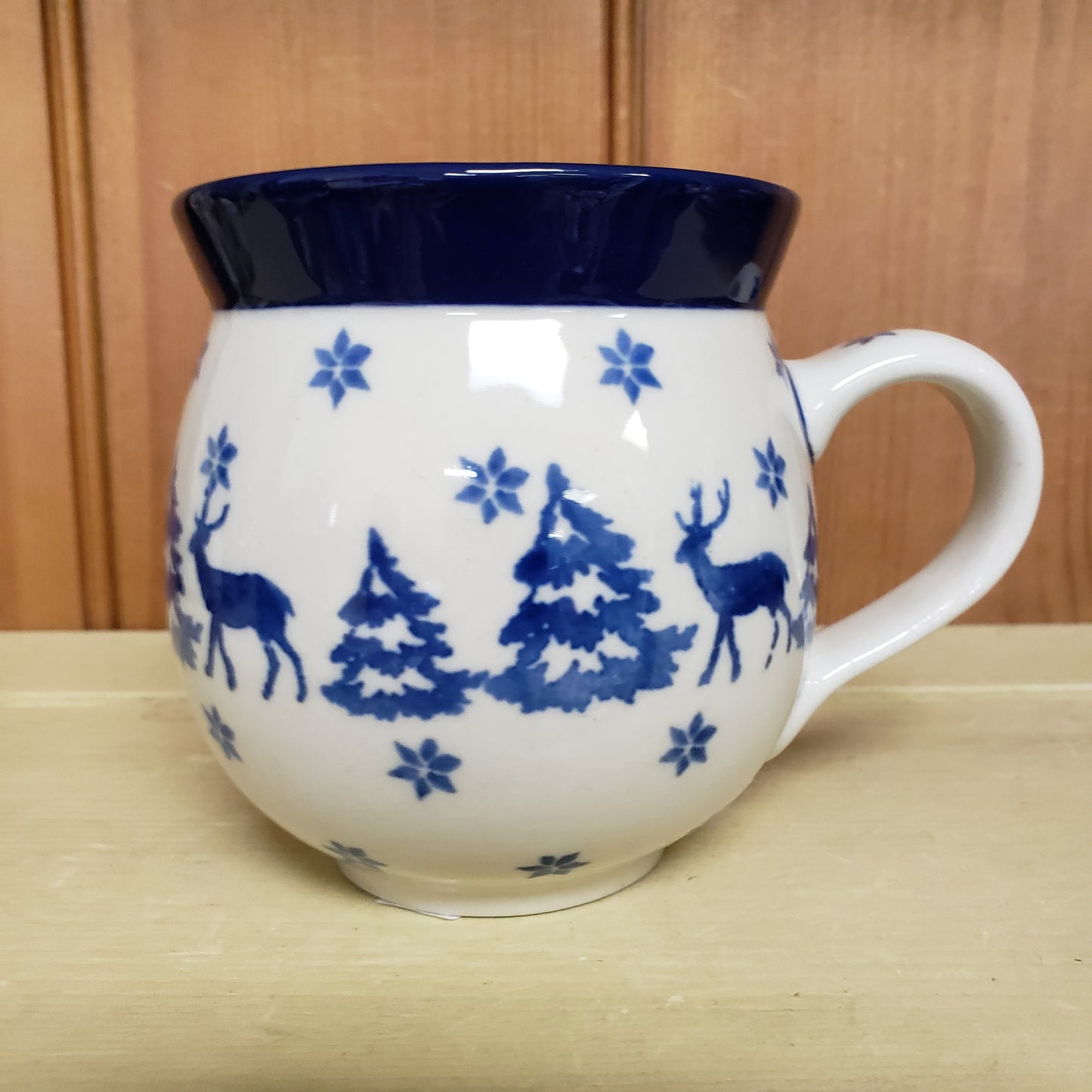 Mug   Bubble   11 oz.  1931X ~ Snowy Pines  PF1024