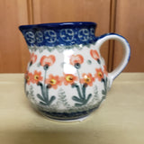 Cream Pitcher   6 oz   0560X ~ Peach Spring Daisy  PF1024