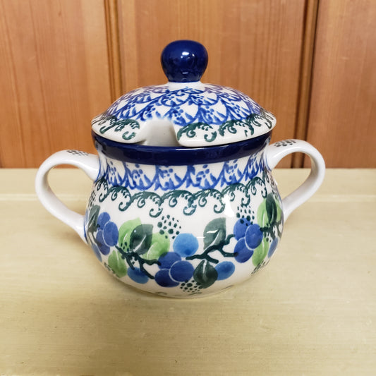 Sugar Bowl   7 oz   1416X ~ Blue Berries  PF1024