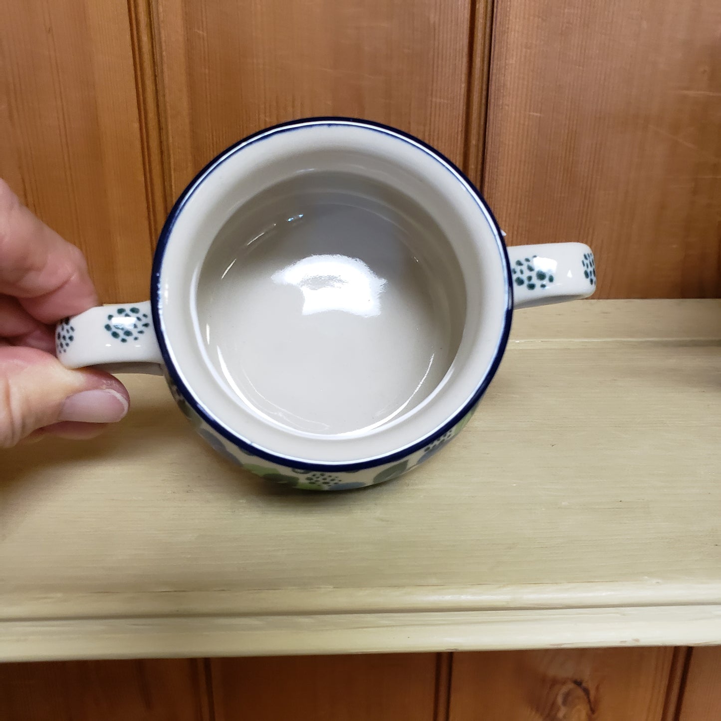 Sugar Bowl   7 oz   1416X ~ Blue Berries  PF1024