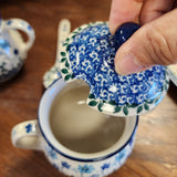 Set ~ Sugar/Creamer/Spoon Georgia Blue