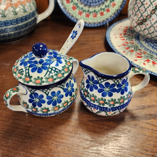 Set ~ Sugar/Creamer/Spoon Primrose