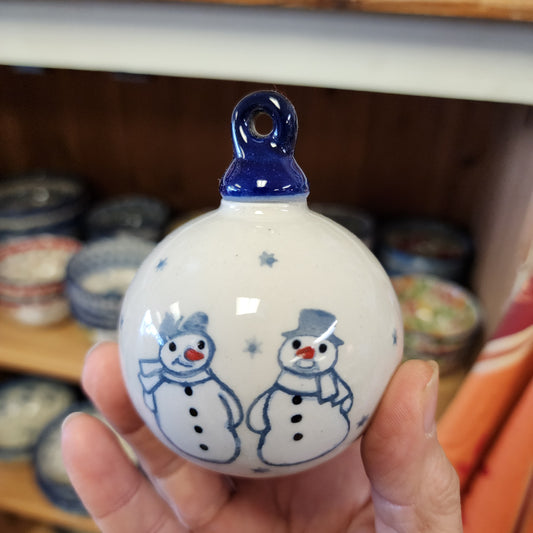 Ornament   Round 2.5"W   2793X ~ Frost & Flurry  PF1024 Snowman