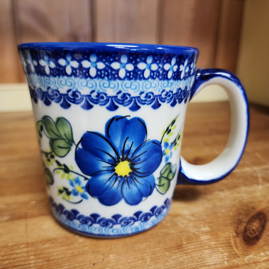 Mug 14 oz Jan ~ Blue / yellow