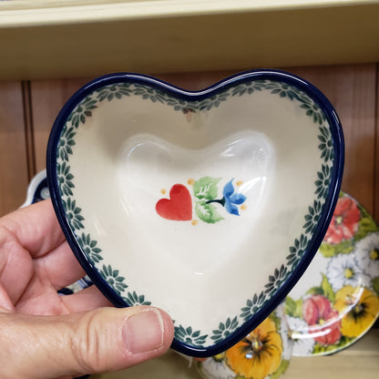 Bowl   Heart Shaped Ramekin   4" x 4"  2732X ~ Sweet Hearts  PF1024