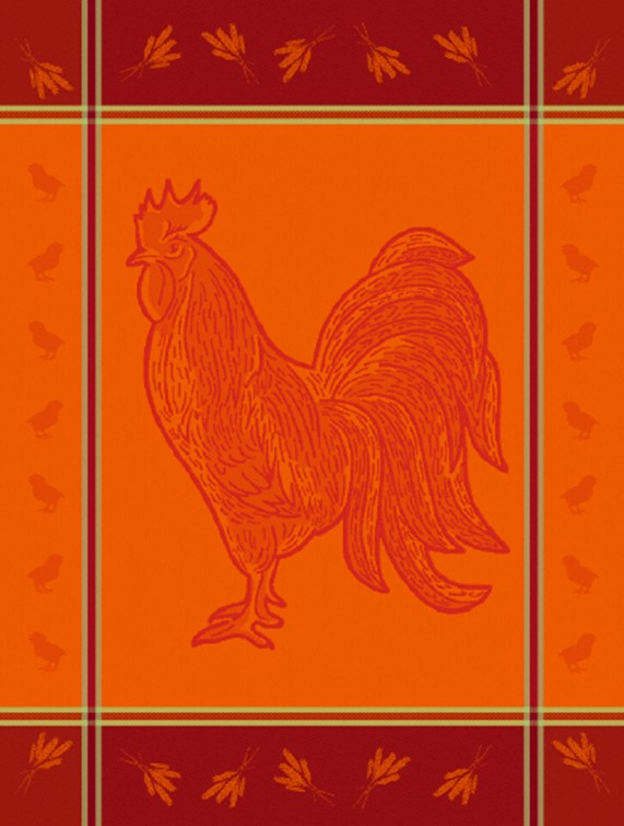 Towel Alberto Rooster 20"x28" Tea towel