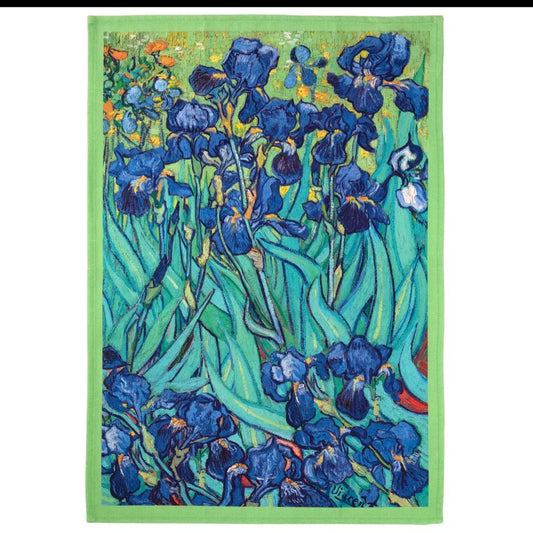 Towel Van Gogh Irises 100% cotton