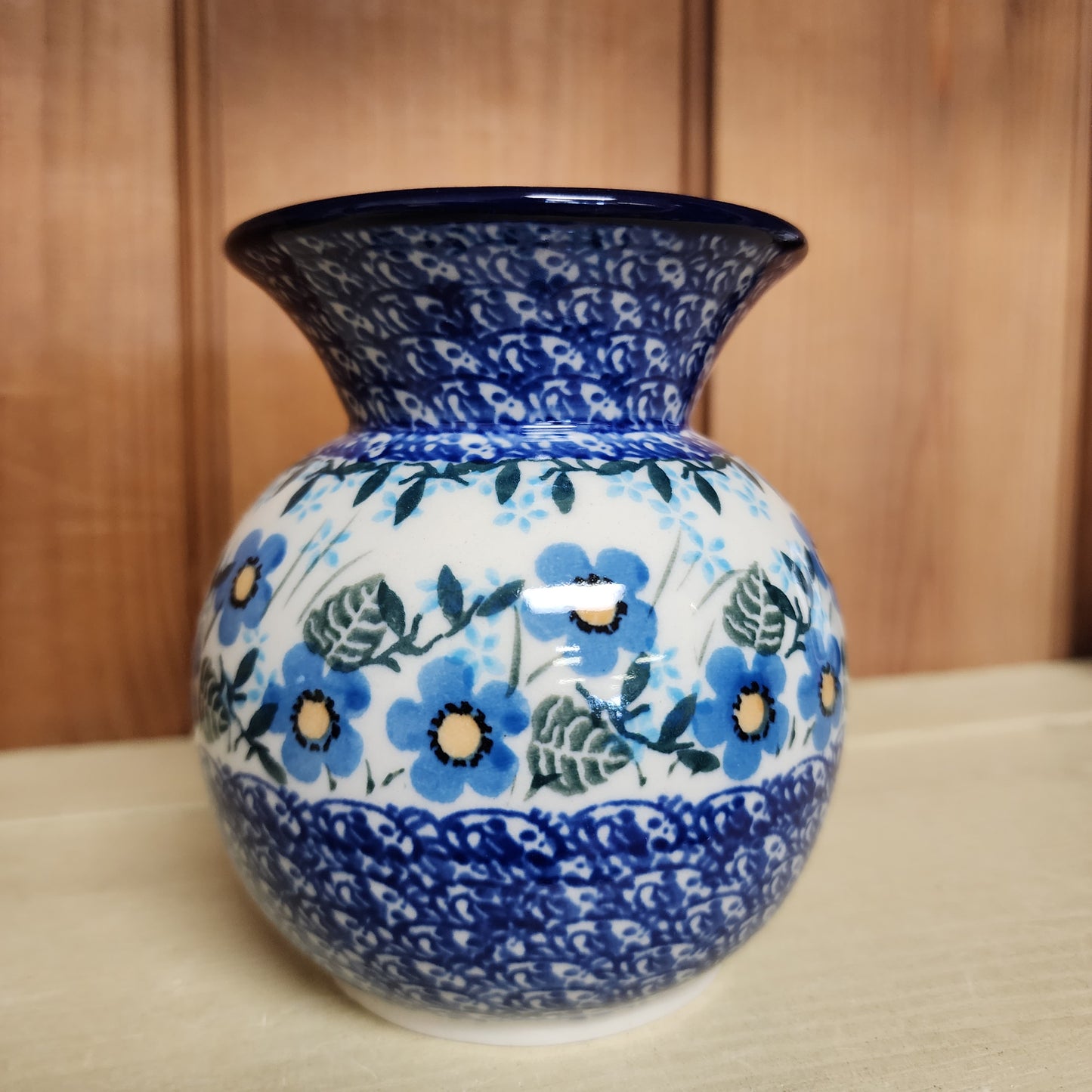 Vase   Bubble   4.25"  2277X ~ Joyful Blue  PF1024